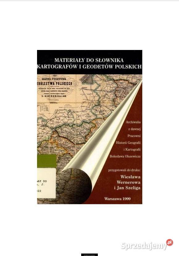 Materiały do słownika kartografów i geodetów Łódź