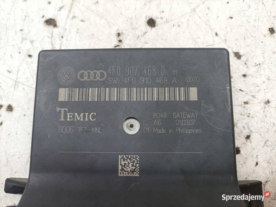 MODUŁ GATEWAY 4F0907468D Audi A6 III 20042011 C6 osobowe