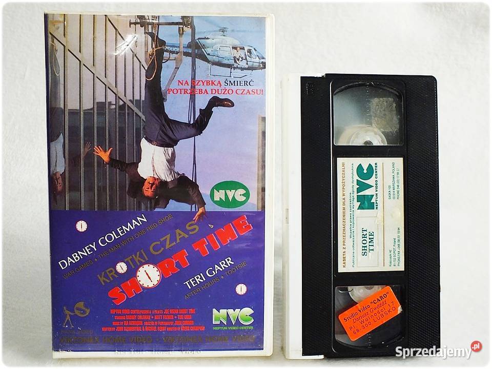 Kaseta VHS Short Time Wyścig z Czasem Film na Żary