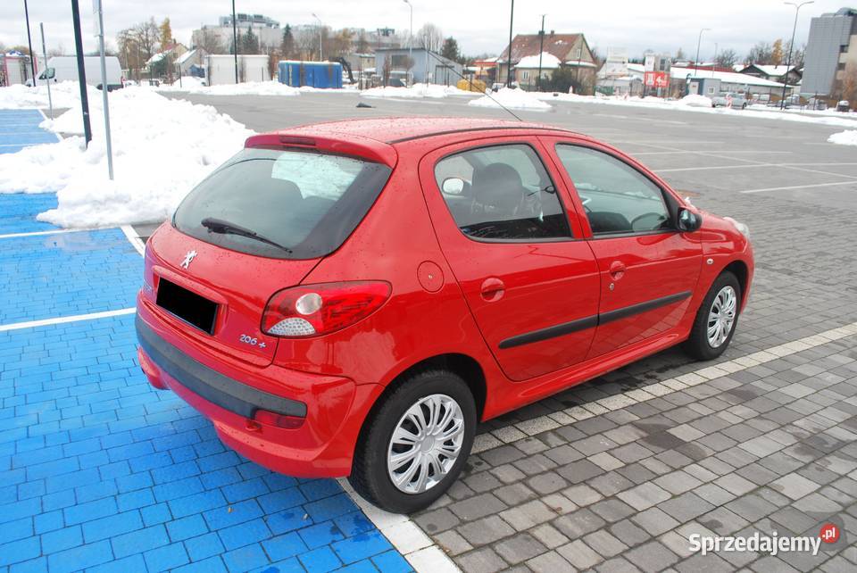 Peugeot 206 11 benzyna 60 Klima Zadbany Niski ESP Nowy Sącz sprzedam