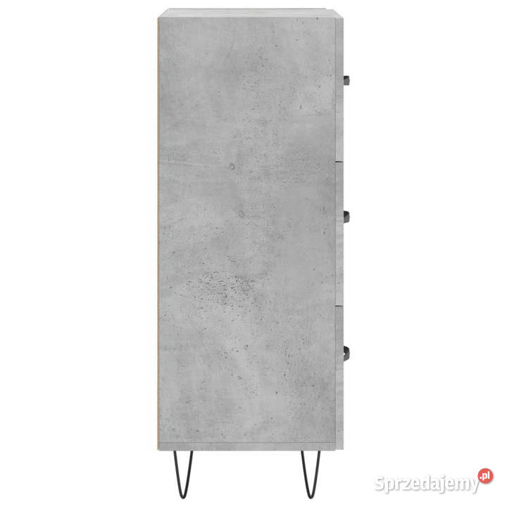 Szafka szarość betonu 345x34x90 materiał Pozostałe mazowieckie