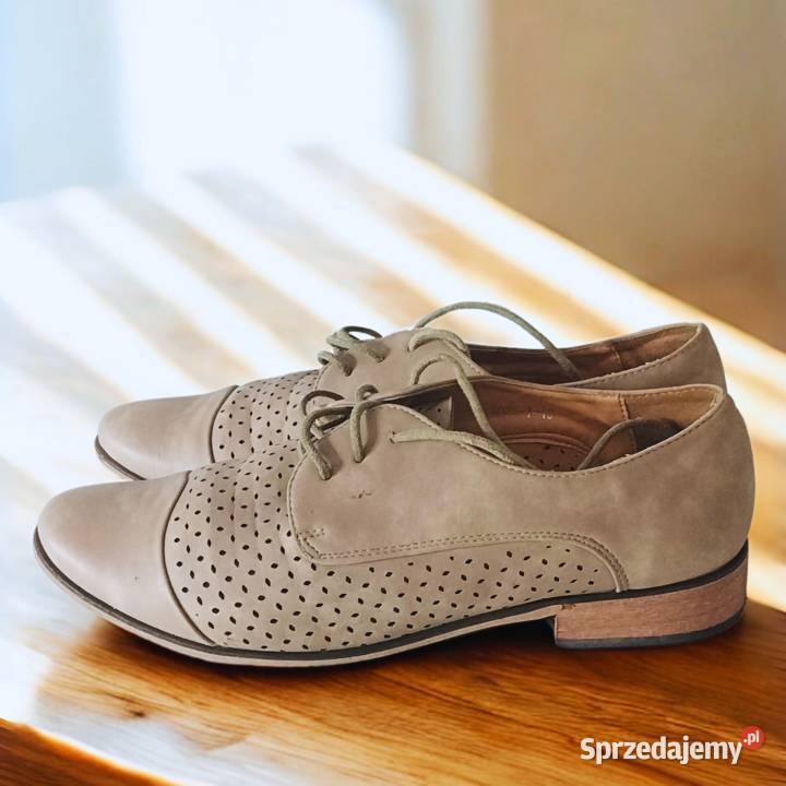 Kawowe półbuty damskie Sergio Leone 50251 Bydgoszcz