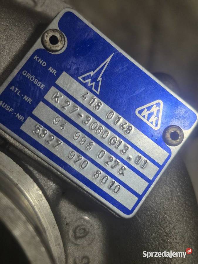 Turbo Deutz K27 Pozostałe Obłotne