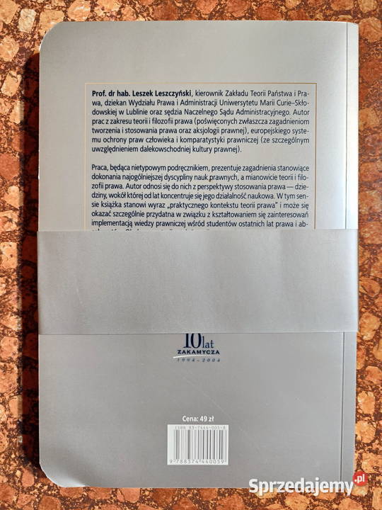 Zagadnienia Teorii Stosowania Prawa Doktryna i prawo i administracja sprzedam