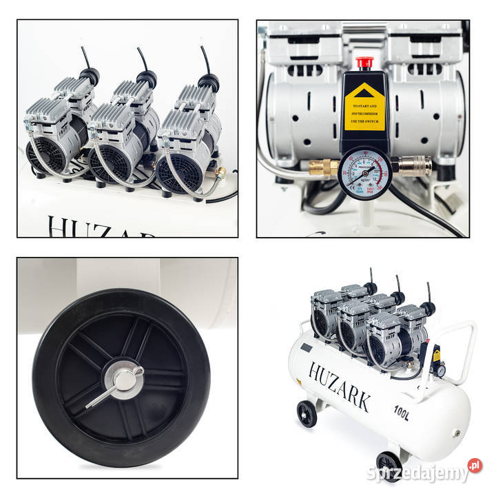 Profesjonalny Kompresor bezolejowy sprężarka Tarnów