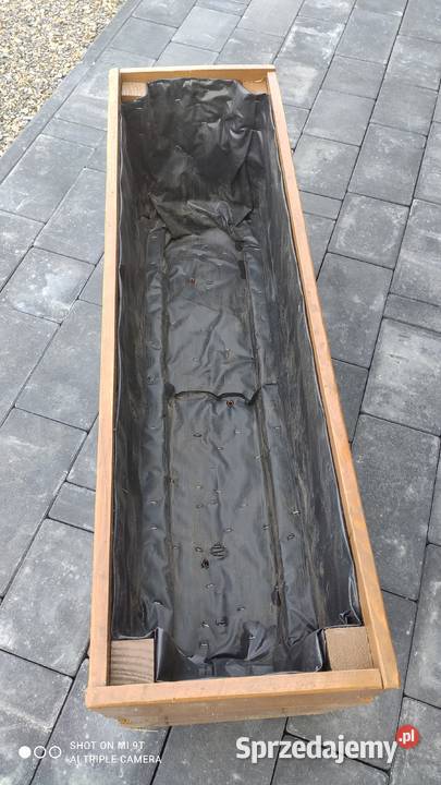 Donica ogrodowa drewniana dąb winchester