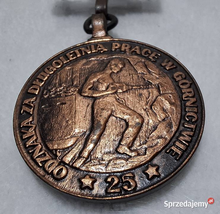 Odznaka długoletnią pracę w górnictwie 25 lat Pozostałe sprzedam