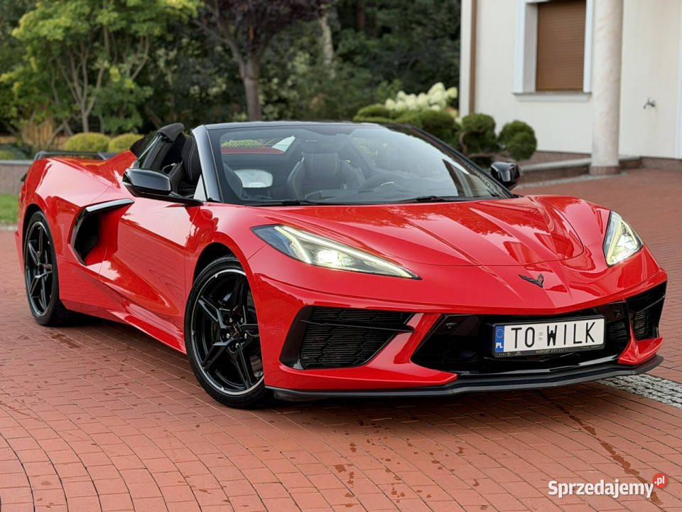 Chevrolet Corvette C8 Stingray 3LT Cabrio 62 V8 nawigacja Widełki