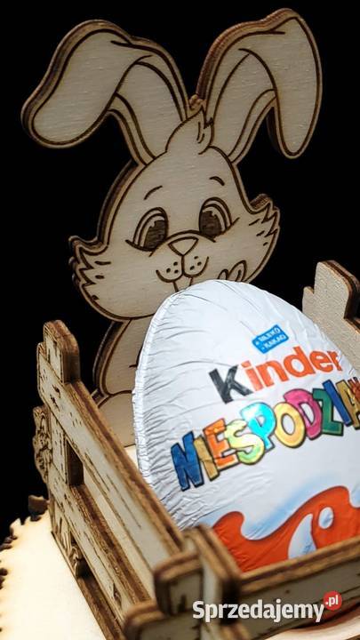 Zając wielkanocny na Kinder Niespodziankę