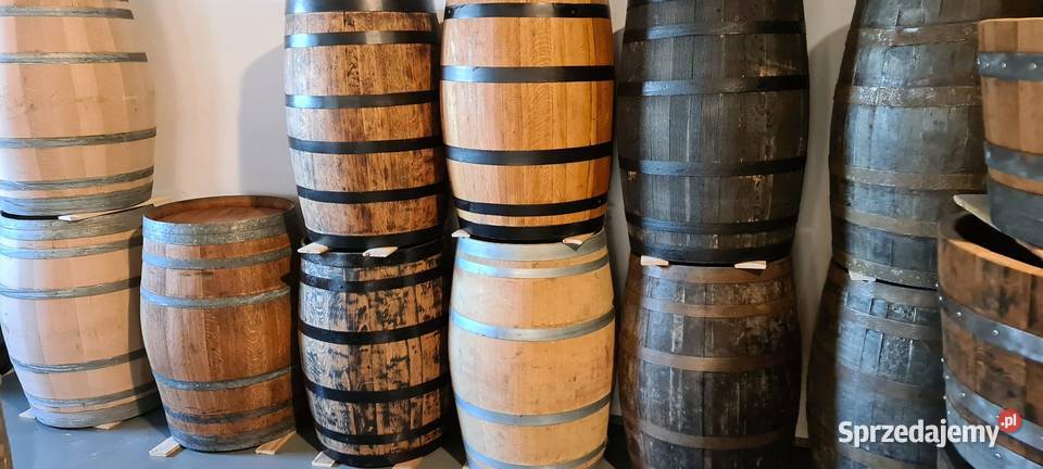 Donica z beczki dębowej whisky z uchwytami pomorskie Gdańsk