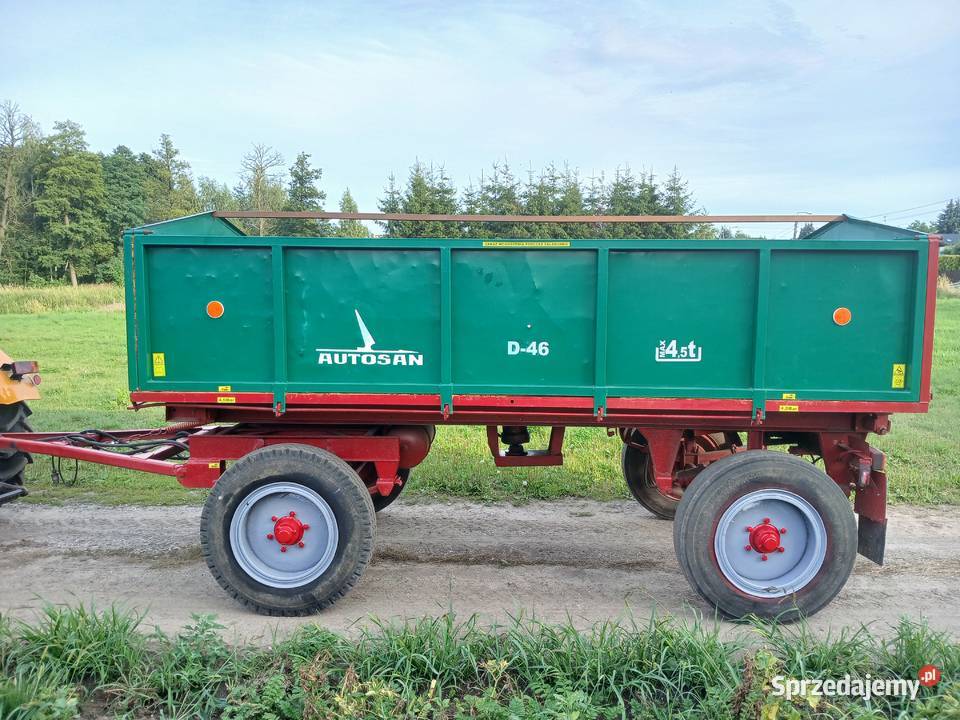 Przyczepa wywrotka d46 produkcji 2011 Rzgów