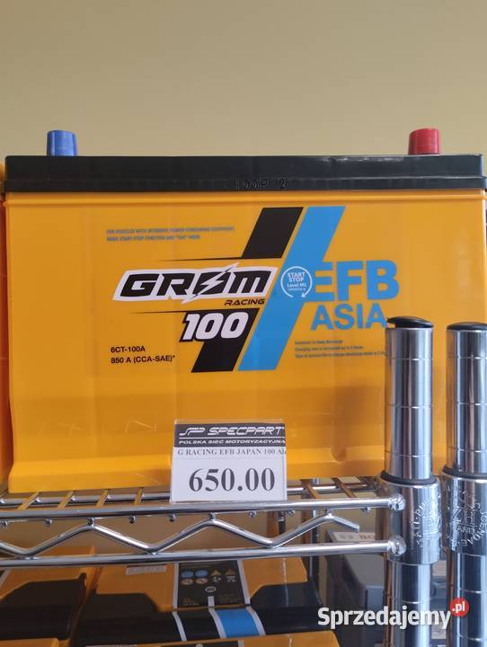 Akumulator GROM EFB STARTSTOP 100Ah 850A JAPAN P Szczecin sprzedam