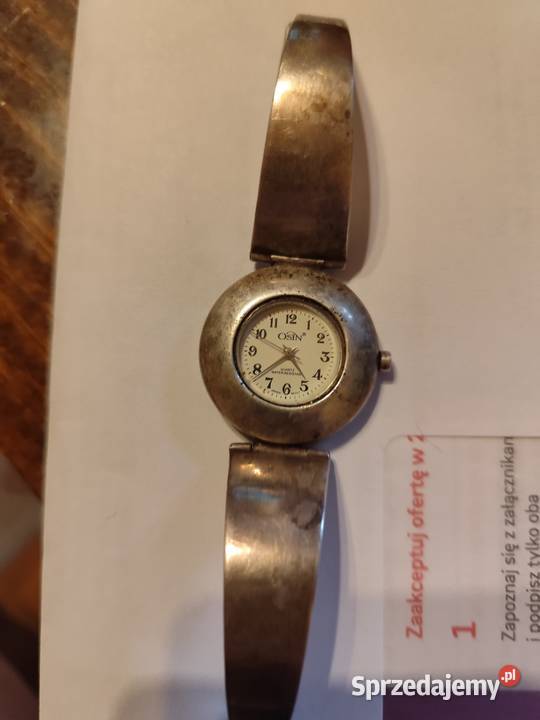 Srebrny zegarek damski Warszawa sprzedam
