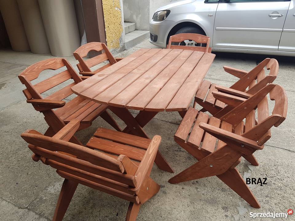 OKAZJA KOMPLET SKŁADANYCH MEBLI OGRODOWYCH śląskie Rydułtowy