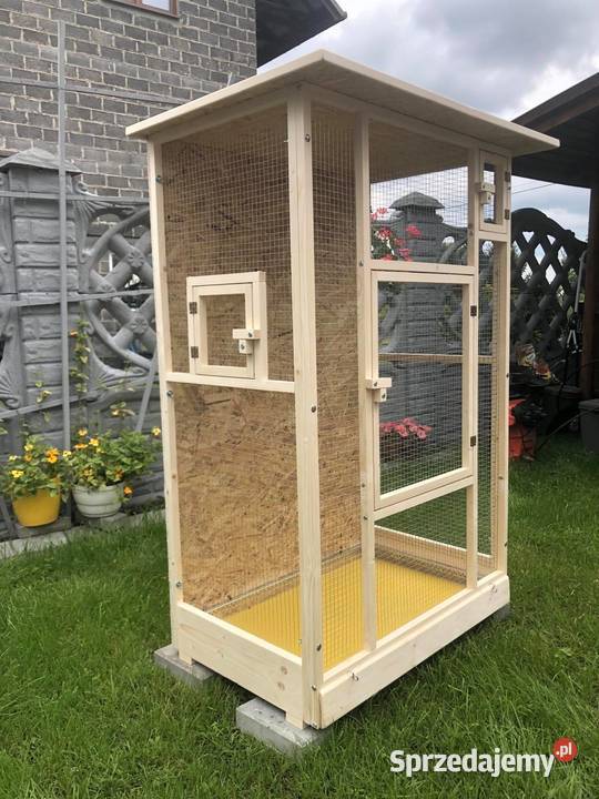 Klatka woliera drewniana ptaków egzotycznych Myszków