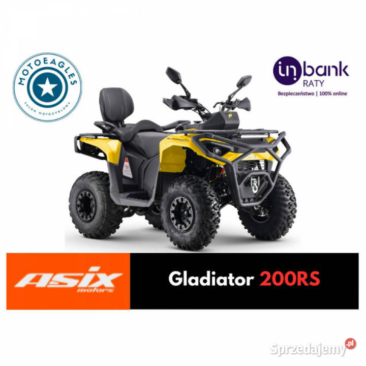 ASIX Inny Quad ASIX Gladiator 200RS Transport 200cm3 Stare Miasto sprzedam