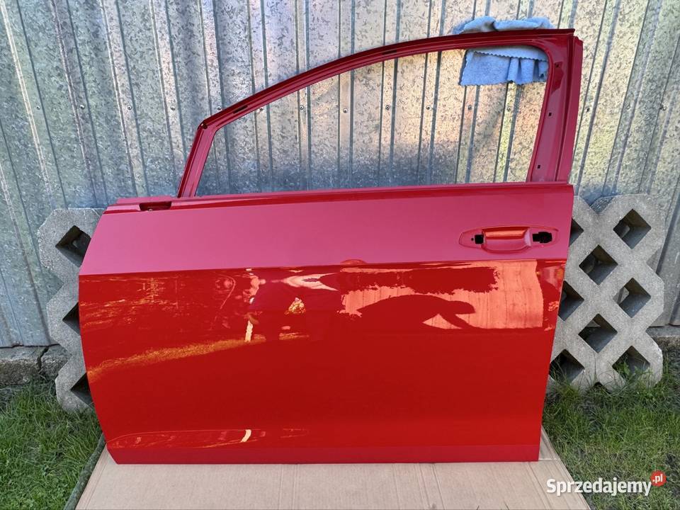 VW Golf 7 5D drzwi lewy przod LY3D Tornado Rot Zgorzelec