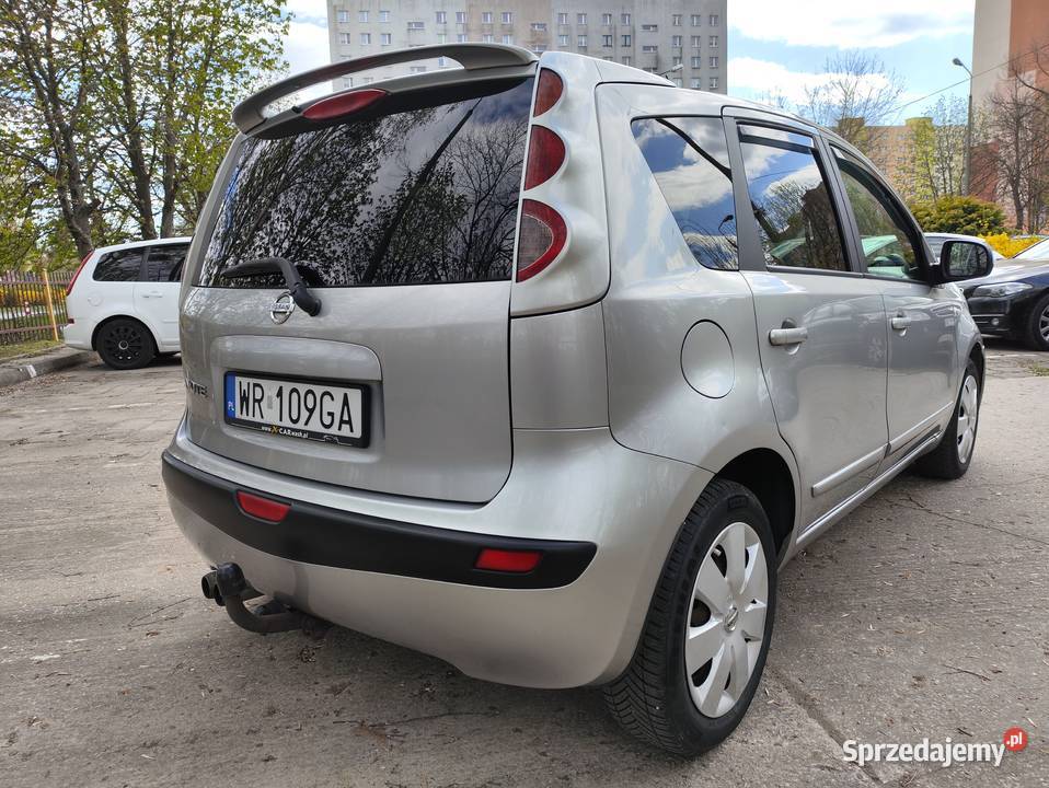 Nissan Note 16 benzyna 2006 TEKNA klima hak mazowieckie Radom