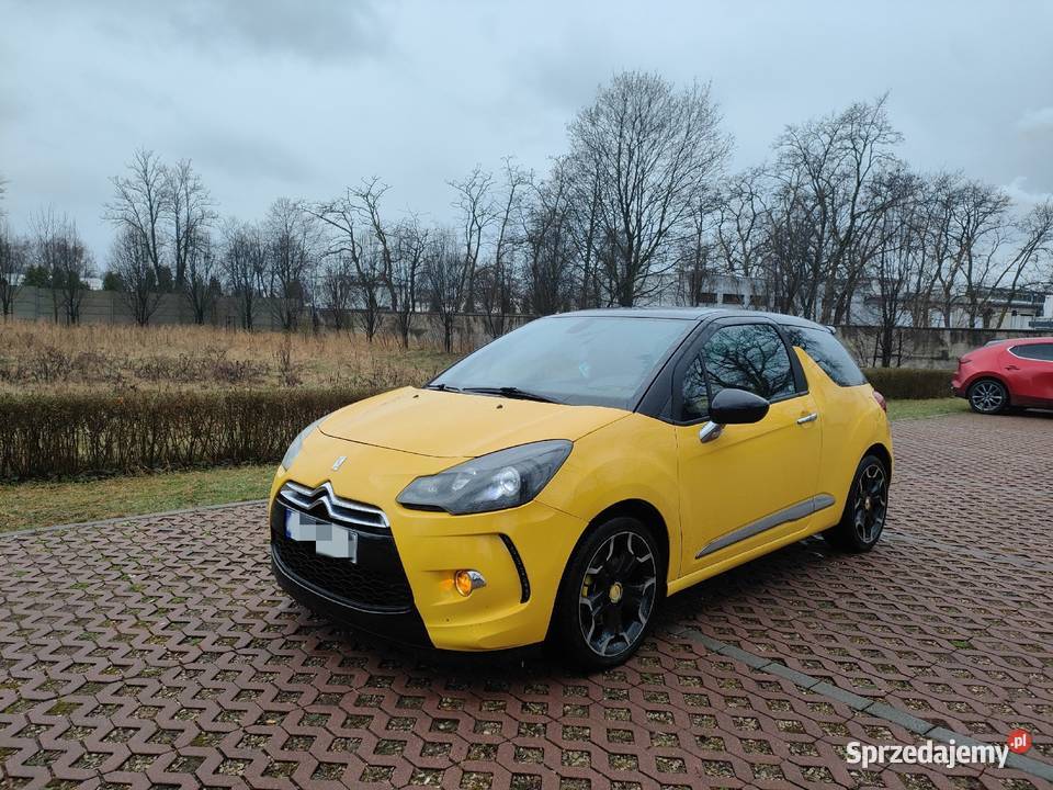 Citroen DS3 yellow benzyna Dąbrowa Górnicza
