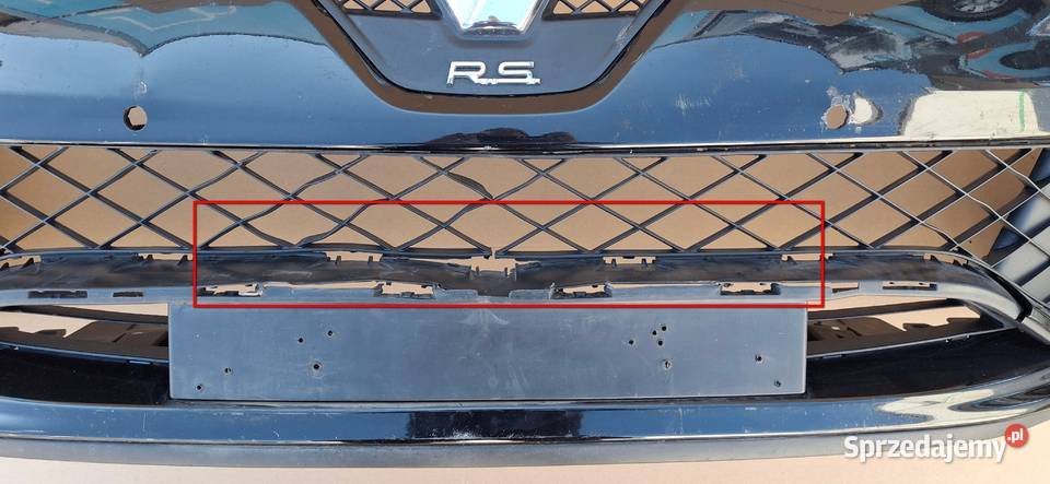 RENAULT CLIO IV RS 4 ZDERZAK PRZÓD PRZEDNI GRILL Bieleń