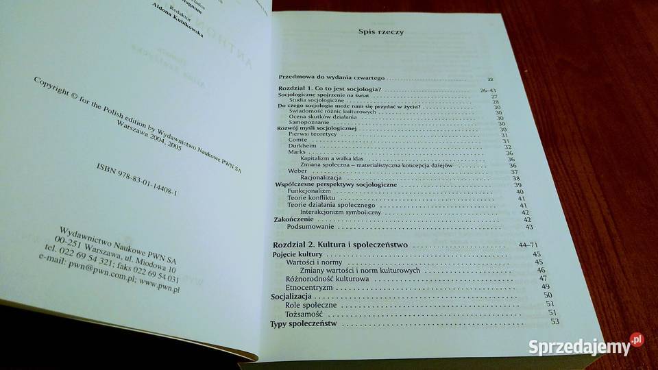 Socjologia Anthony Giddens 2007 ISBN 9788301144081 Gdańsk sprzedam