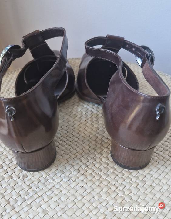 nowe wizytowe buty Pollini skóra naturalna Półbuty Lublin sprzedam