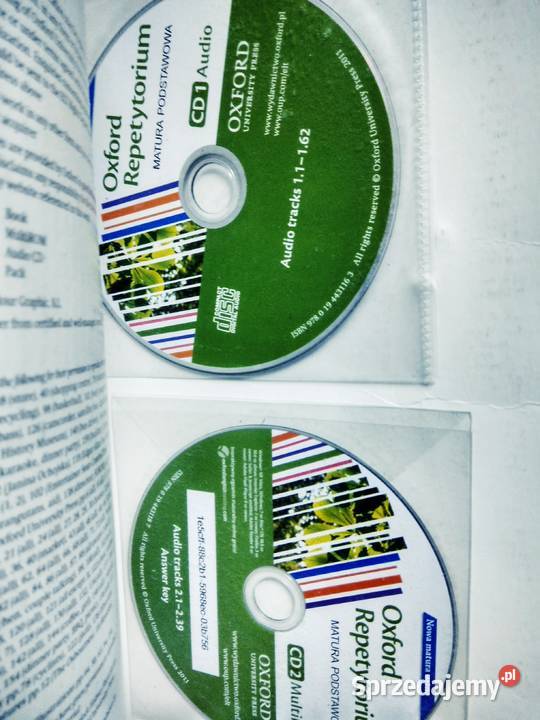 Matura podstawowa angielski z płytami wyprzedaż Antykwariat Warszawa sprzedam