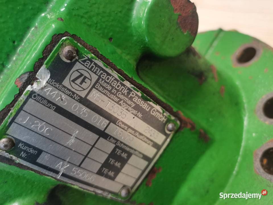 Obudowa osi tylnej John Deere 3415 ZF MST3035 Wilkowo sprzedam