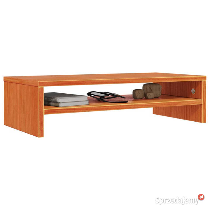 Podstawka na monitor woskowy brąz 50x24x13 lita