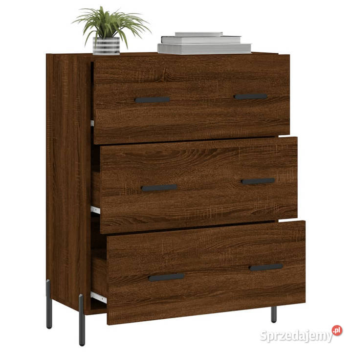 Szafka brązowy dąb 695x34x90 materiał Warszawa