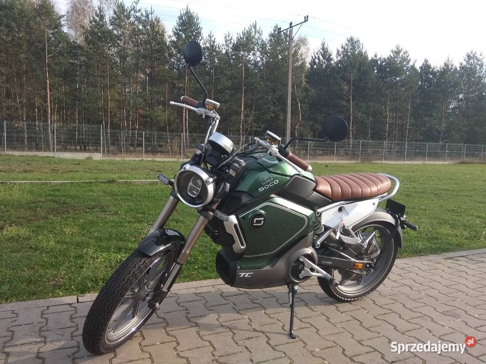Cafe Racer SUPER SOCO TC 100 elektr odpowied Motocykle, skutery, quady Siedlce
