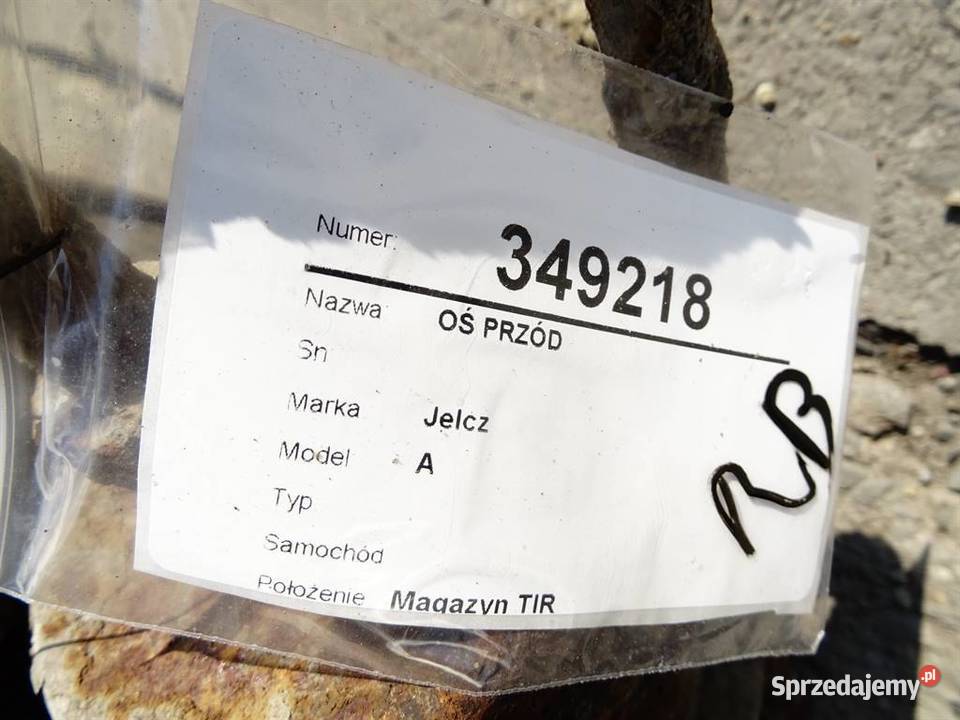 OŚ PRZÓD JELCZ ZAWIESZENIE PRZEDNIA