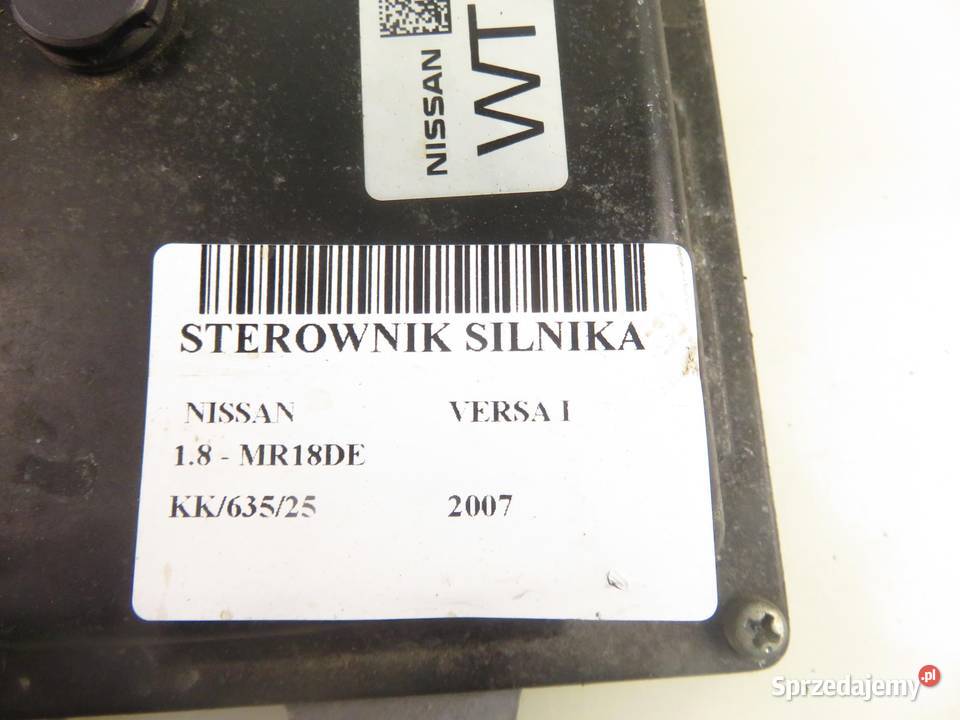 STEROWNIK NISSAN VERSA I 18 MR18DE MEC90331 osobowe