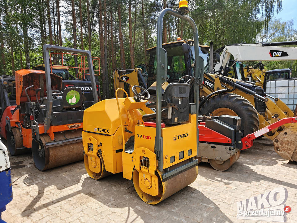 Walec dwubębnowy Terex Benford TV800 KRF Ostrowiec Świętokrzyski