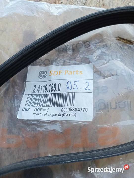 pasek pompy wody DeutzFahr Agrofarm Agroplus Koszanowo