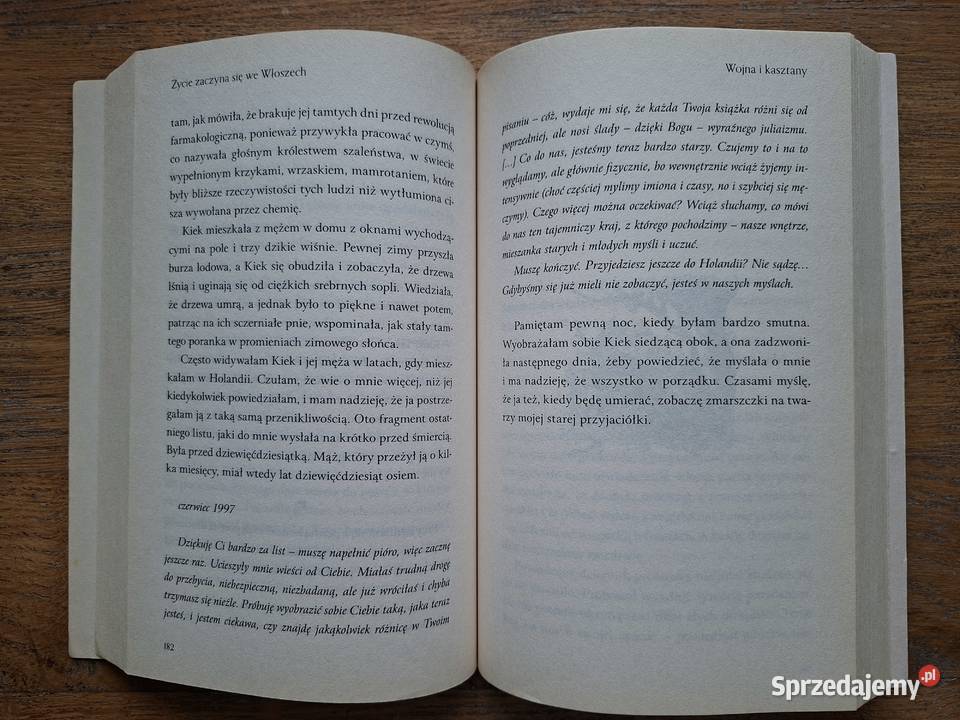 Życie zaczyna się we Włoszech Julia Blackburn miękka Proza i poezja małopolskie Kraków