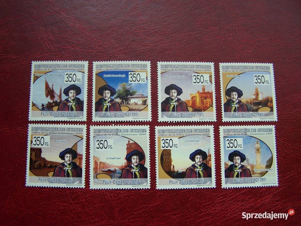 Gwinea 2009 MNH Sztuka Malarstwo Felix Ziem Tychy
