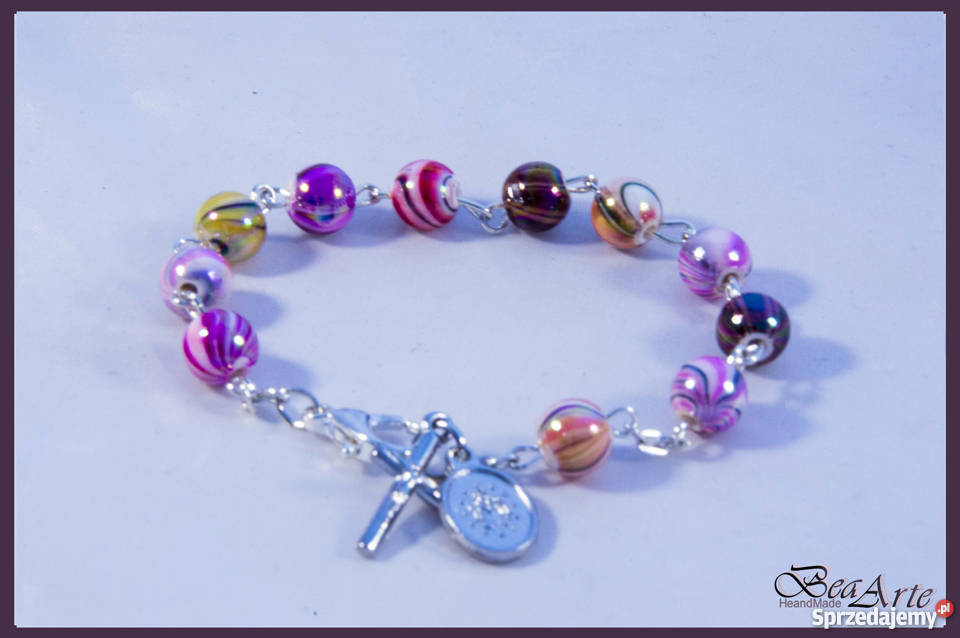 Różaniec dziesiątka bransoletka wielokolorowa sprzedam