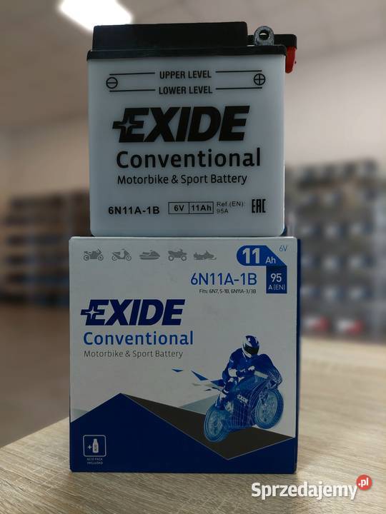 Akumulator motocyklowy EXIDE 6N11A1B 6V 11Ah 95A Sosnowiec