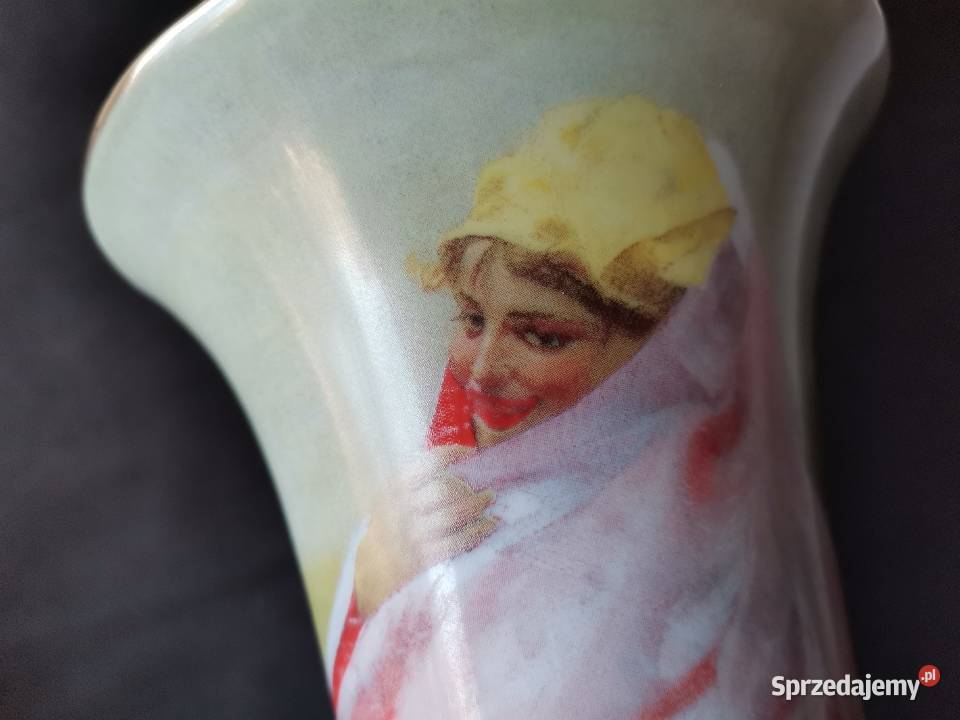 Wazon porcelana Bogucice malarstwo Jacek Katowice