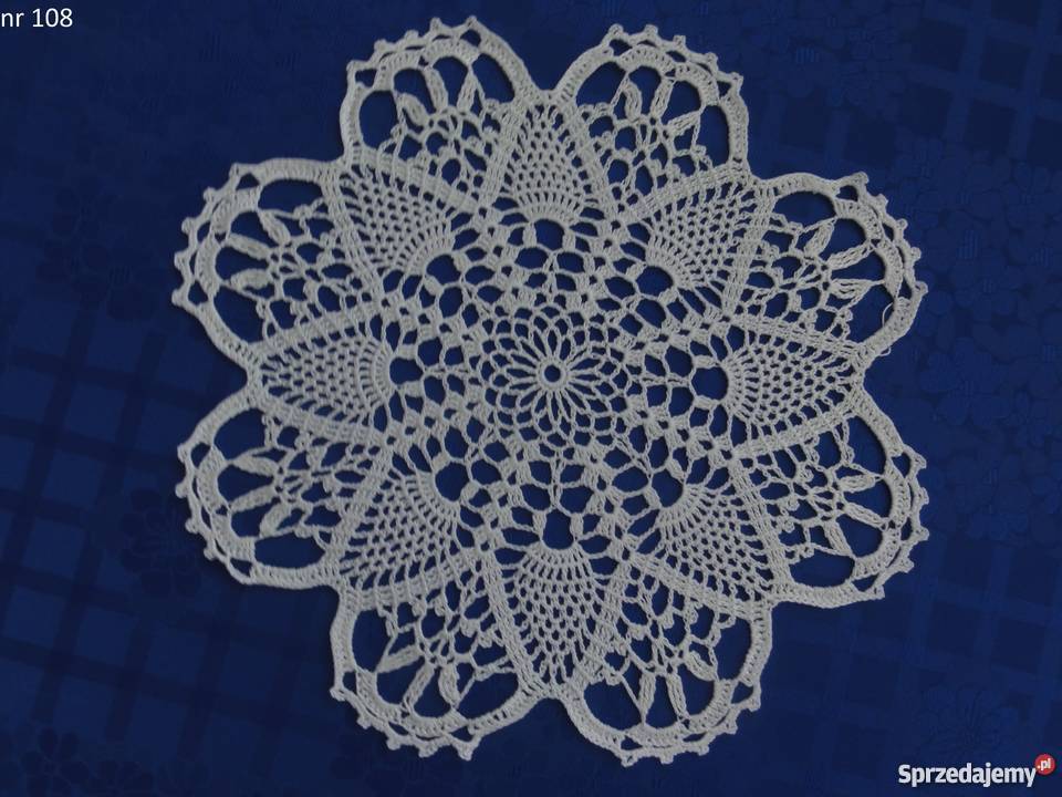 Serwetki różne robione szydełkiem na szydełku Obrusy i serwety Lublin