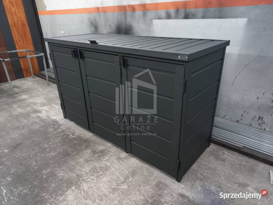 wiata śmietnikowa obudowa kubłów 207x80x120 opolskie Nysa
