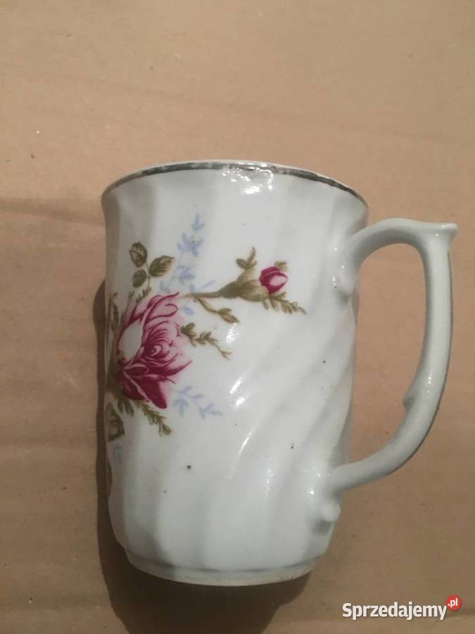 Talerz Kubek porcelana PRL zachodniopomorskie Kołobrzeg