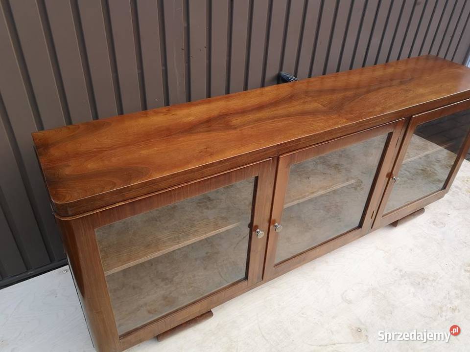 Komoda Szafka RTV ARTDECO Orzech Niska Stara Meble Swarzędz sprzedam