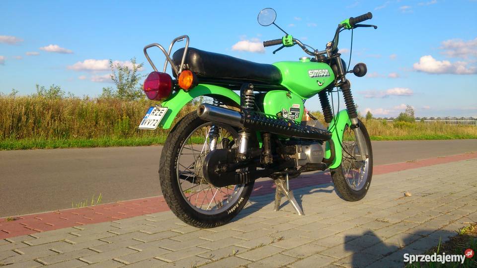 Simson S51 1985 Zielona Strzała podkarpackie Lutoryż