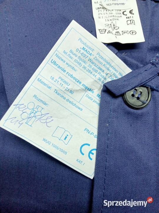 Ubranie robocze drelichowe Pozostałe śląskie Katowice