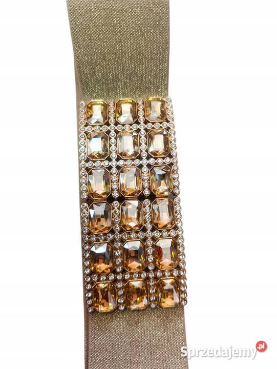 Pasek DamskiGUMA OZDOBNA BIŻUTERIA cekiny Wieluń sprzedam