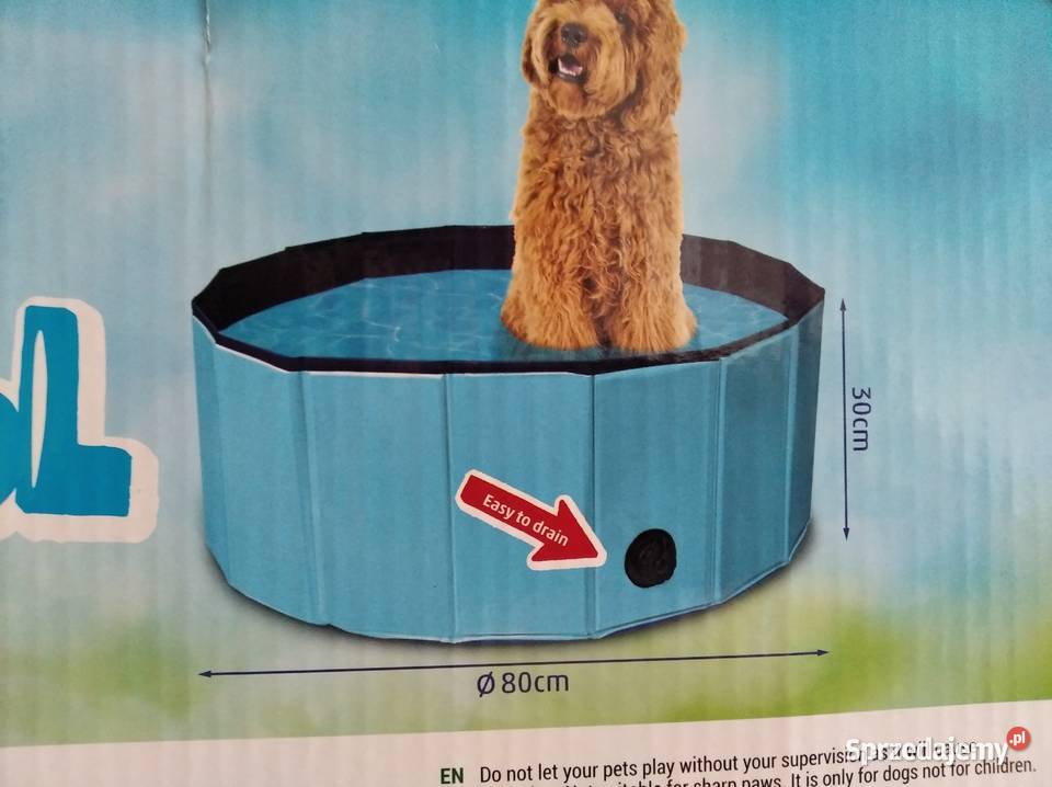 NAJTANIEJ Basen Psa Kojec Legowisko 80x30 Dla psów