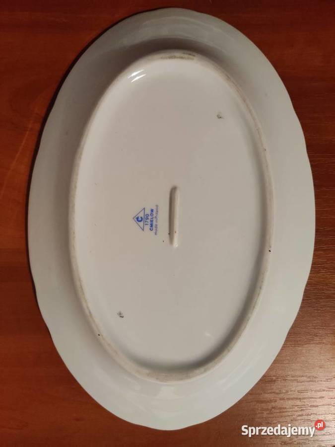 salaterka półmisek Ćmielów złoty pasek Kielce