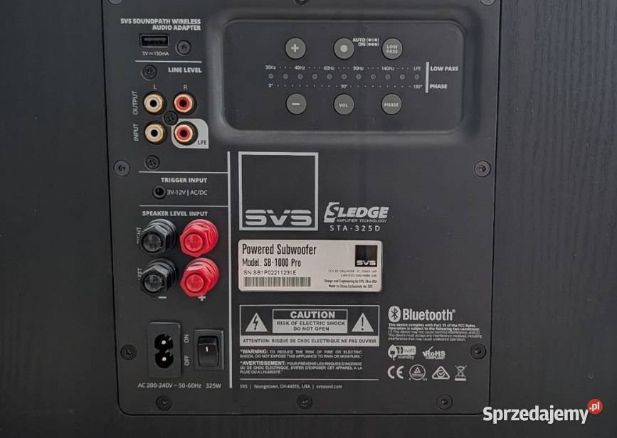 SVS SB1000 PRO subwoofer pomorskie Bytów sprzedam